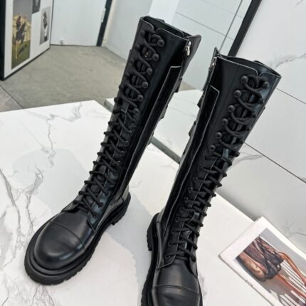 Dior 23 breasted Doc Martens leather cowhide high boots size: 35－42 note shoes size when you fill shipping address