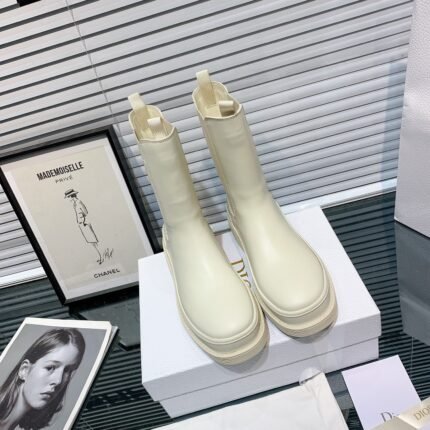 Dior 2022 Platform casual boots cream white :35-39/(40-41 can be customize made) note shoes size when you fill shipping address