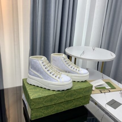 Gucci*2023 embroidery canvas casual platform shoes size: 35-40 note shoes size when you fill shipping address