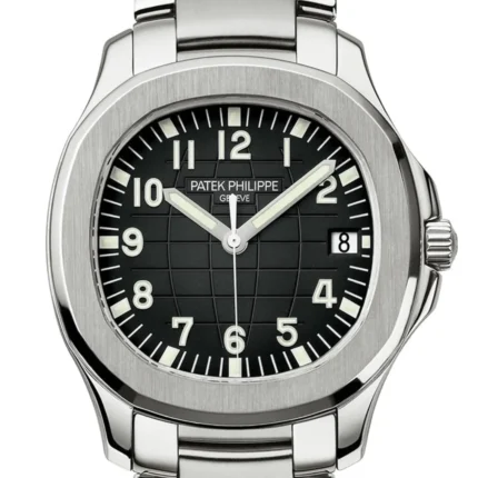 Patek Philippe Aquanaut Black Dial Stainless Steel Automatic Men's Watch 5167-1A 5167/1A