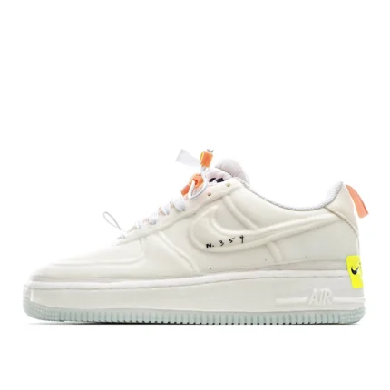 Nike Air Force 1 Experimental-Type N. 354 Sail Atomic Orange Low-Top Sneakers