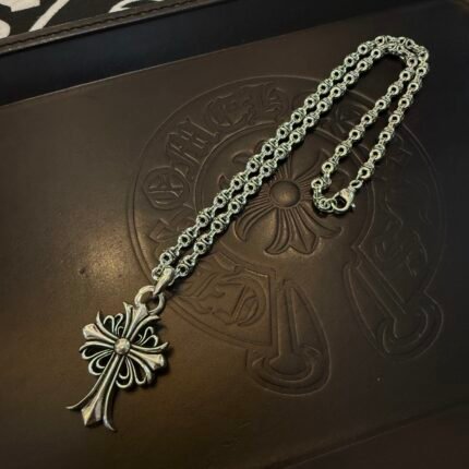 Chrome Hearts Cross Flower Ball Necklace