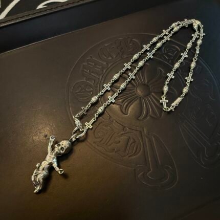 Chrome Hearts Cross Flower Ball Necklace