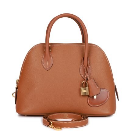 Hermès 1923 Bolide 25 en Desordre Gold Epsom Gold Hardware