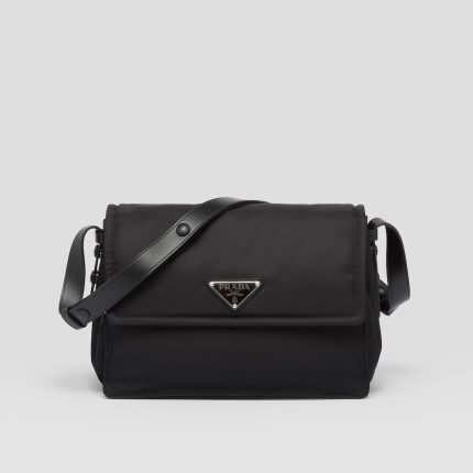 Medium Padded Re-Nylon Shoulder Bag