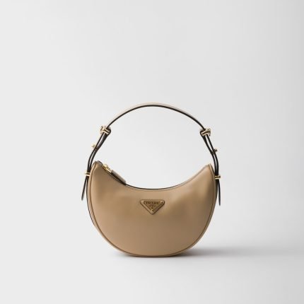 Prada Arqué Small Leather Shoulder Bag